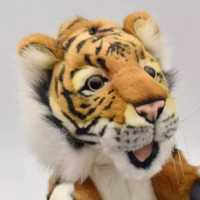 Tiger Plush Doll Hand Puppet Toy Mascot Festival Children&prime;s Birthday Gift Customization Stuffed Soft Toy