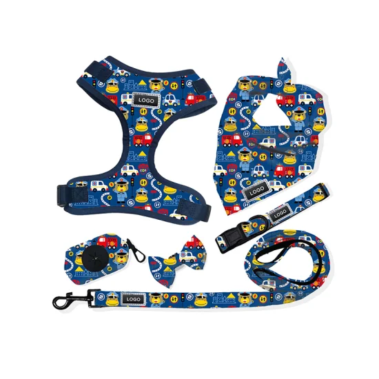 Adjustable Sublimation Dog Harness Breathable Eco Friendly Dog Walking Pet Supplies